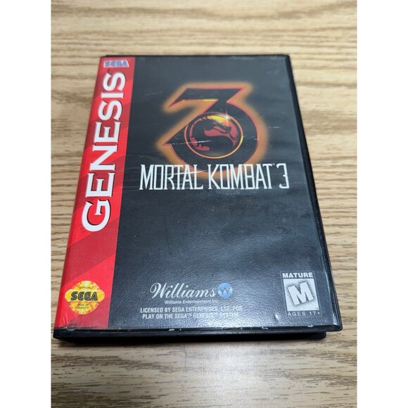 Mortal Kombat 3 (Sega Genesis, 1995) Genuine‎ CIB Tested READ - Picture 1 of 4